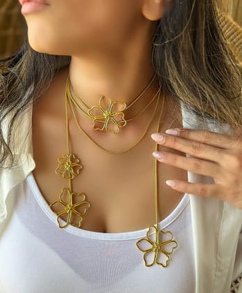 Golden Bloom Lariat