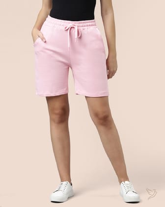 Shorts - Light Pink-M / Light Pink