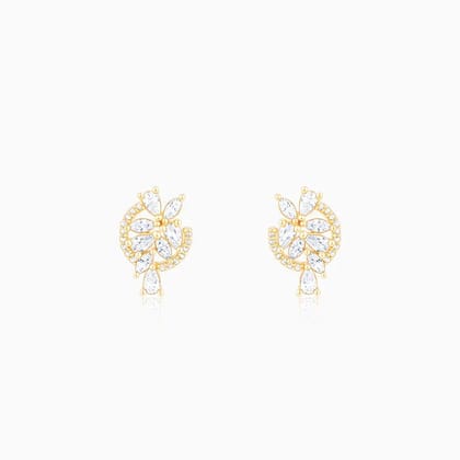 The White Periwinkle Earrings