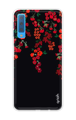 Floral Deco Soft Cover For Samsung A7 2018