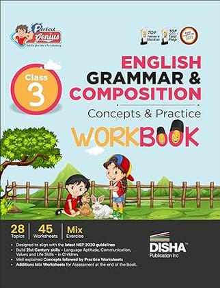 Perfect Genius Class 3 English Grammar & Composition Concepts & Practice Workbook | Follows NEP 2020 Guidelines