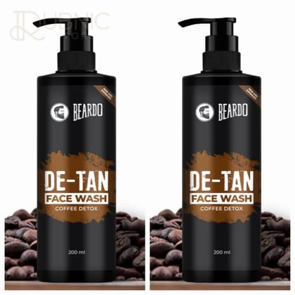 Beardo De-Tan Facewash For Men 200 ML PACK OF 2