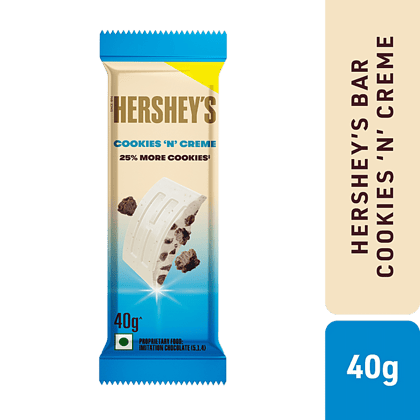 Hershey's Cookies 'N' Creme Bar, 40gm