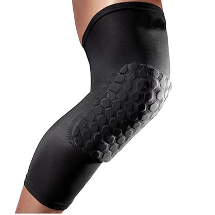 Vector X Honeycomb Knee Pad Anti-slip Basketball Leg Long Sleeve Knee Support for Men Women Compression Knee Support with Padding Adult Youth Knee Sleeves