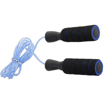 Strauss Foam Jump Rope BlueBlack-Strauss Foam Jump Rope (Blue/Black) - Default Title