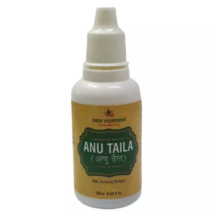 Anu Oil  | Classical Ayurvedic Oil by Deep Ayurveda | 20 ml-Pack of 1