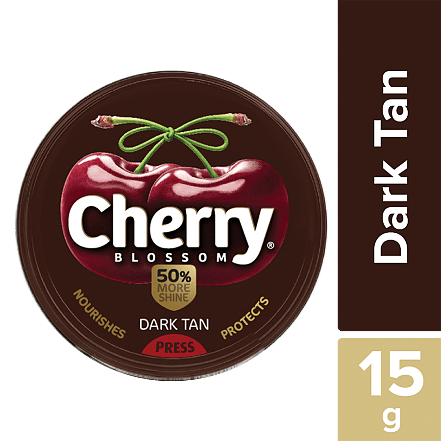 Cherry Blossom Shoe Polish (Dark Tan), 15gm