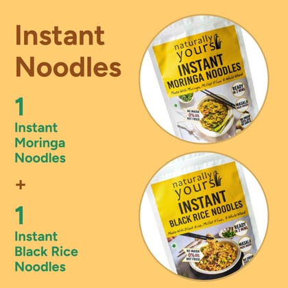 Instant Ramen Noodles Combo - Ready in 2 Mins - 300g