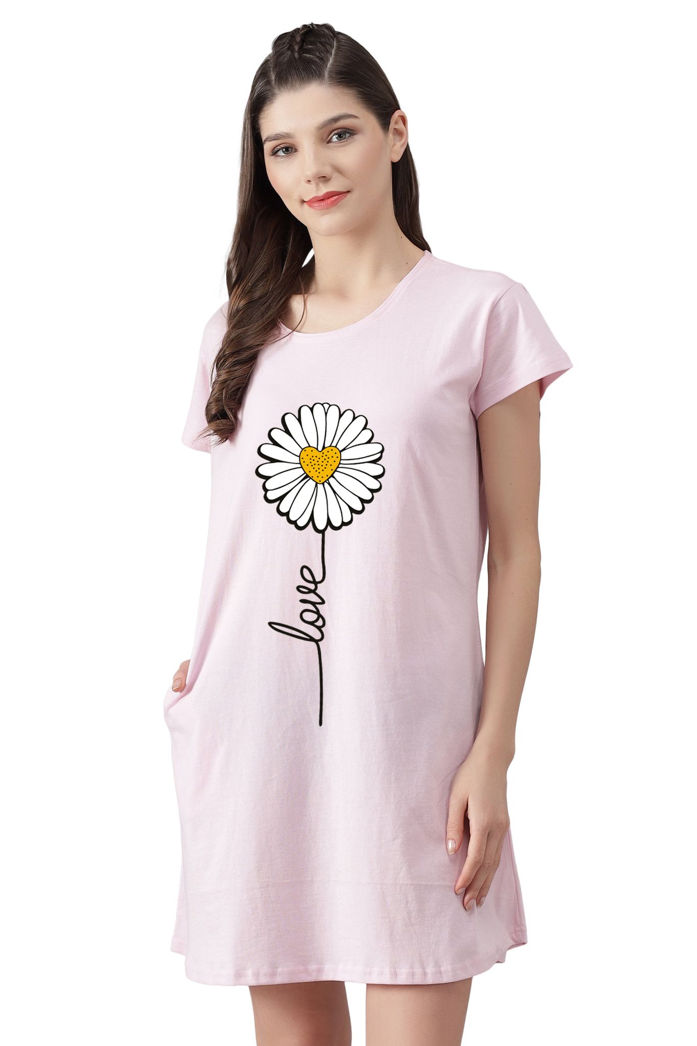 Love Flower-Pink / S