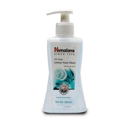 Himalaya Lemon Face Wash, 200 ml Bottle