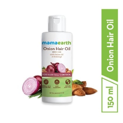 Mamaearth Onion Hair Oil Hair Fall Control 150 ml