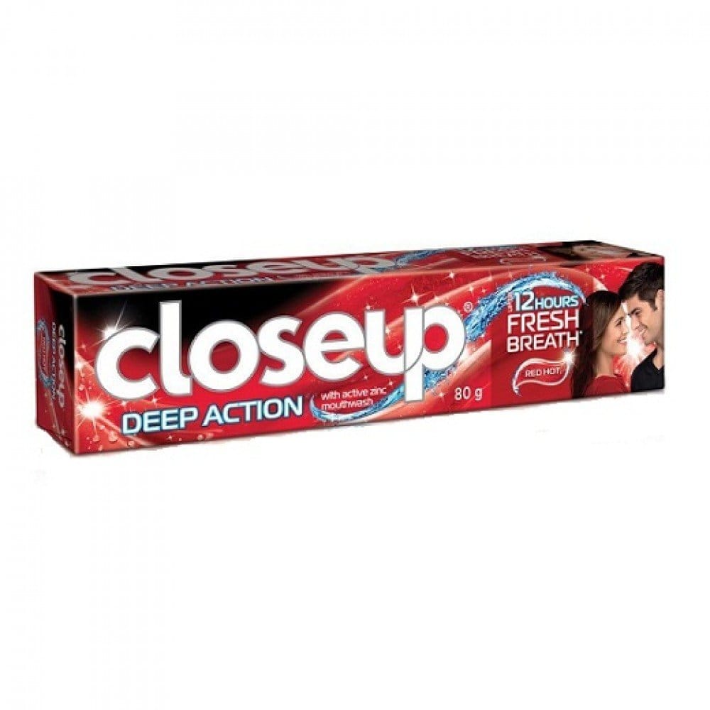 Close Up Everfresh+ Anti-Germ Gel Toothpaste - Red Hot, 80 G