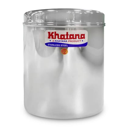 Khatana Deep Dabba Size 20 Steel, 1 Unit Loose