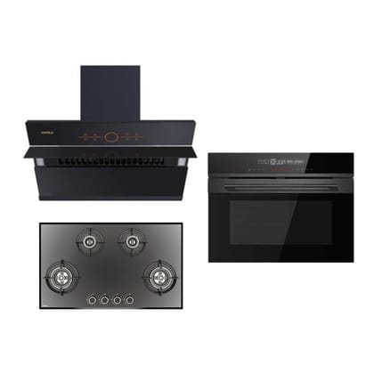 Hafele Chimney + Hob + Oven + Microwave Combo HACHOM-47