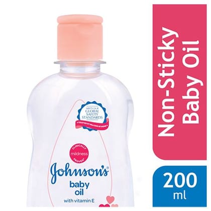 Johnson's Baby Baby Oil With Vitamin E, 200 Ml