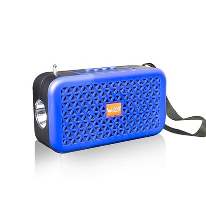 UBON BT-5511 Sound Chamber Wireless Speaker With Mobile Stand and Flashlight (Blue)