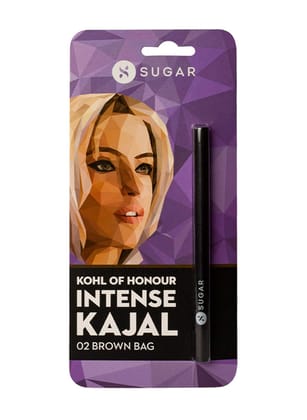 Sugar Cosmetics Kohl Of Honour Intense Kajal - 02 Brown Bag, 0.25 gm