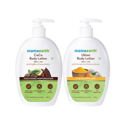 Mamaearth Coco & Ubtan Body Lotion-2 pcs