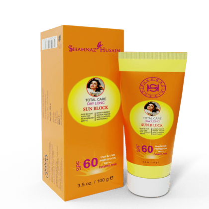 Shahnaz Husain Sun Block Sun Protective Cream SPF60 100G-Shahnaz Husain Sun Block Sun Protective Cream SPF60 100G