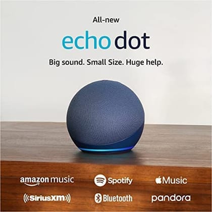 Amazon All-New Echo Dot 5th Gen 2023 release-Amazon All-New Echo Dot (5th Gen, 2023 release) - Deep Sea Blue