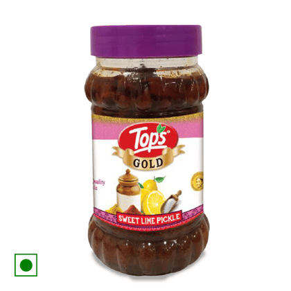 Tops Sweet Lime Pickle, 400 gm Jar