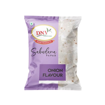 DNV Foods Onion Sabudana Papad, 70 gm