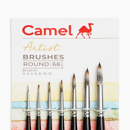 Camel Artist Brushes 68 Series Set Of 7 (Round)