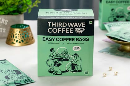 Monsoon Malabar Easy Coffee Bags - Box Of 10