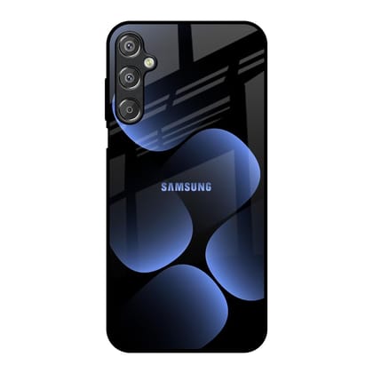 Five Blue Spots Glass Case for Samsung Galaxy F15 5G