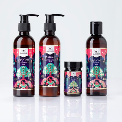 Sandook Banyan Root Haircare Kit