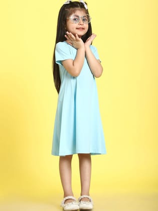 MINI & MING Solid A-Line Dress