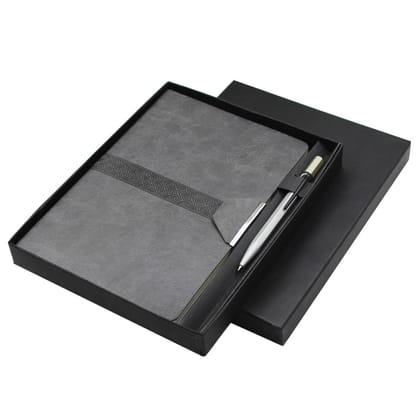 FLAIR-NP 2 PC Gift Set (Notebook + Pen)-Grey