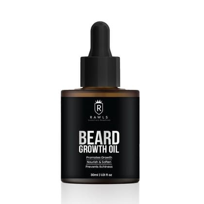 Best Men's Beard Hair Growth Oil - With The Goodness of Argan, Jojoba, and Pomegranate Seed Oils -  30 ml