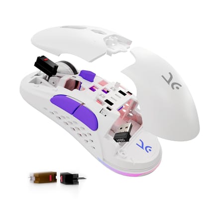 Chimera White Wireless Gaming Mouse-Chimera White Wireless Gaming Mouse - Default Title