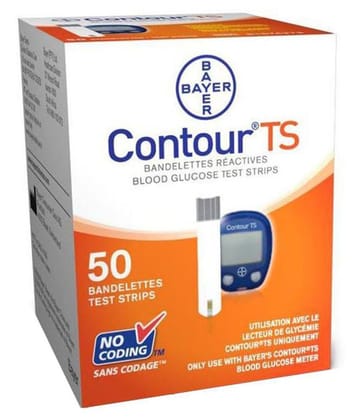 Bayer Contour TS 50 strips Bayer Contour 50 GlucoStrips : Expiry Jan 2024