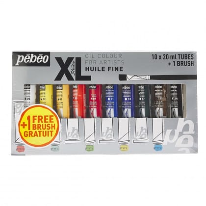 Pebeo Studio Huile Fine Xl Oil Colour 20ml Tube Sets (Choose Size)-10 X 20 ML