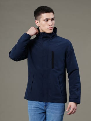 Red Tape Hooded Light Jacket for Men | Enhanced Comfort