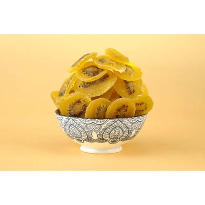 Ajfan Natural Dried Yellow Kiwi Slices | Naturally Dehydrated And Juicy Dry Fruits | Premium, 500 gm