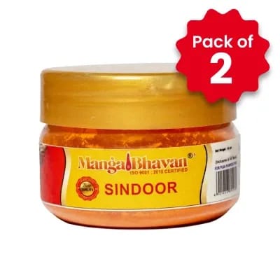 Mangalbhavan Puja Chola Sindoor (Pack Of 3 - 10g Each)