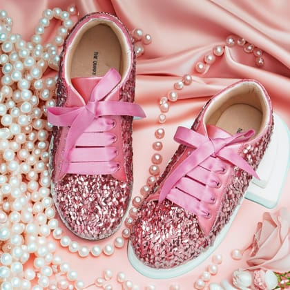 Rosette Crush Sequin Sneakers-36