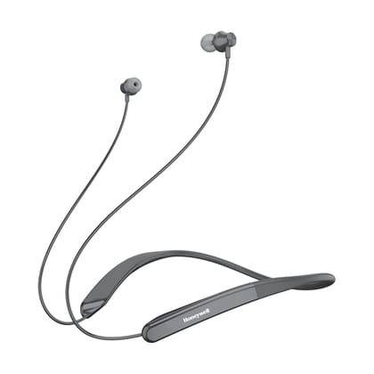 Honeywell Trueno U10 Bluetooth Wireless Earphones with Upto 15Hrs Playtime, Crystal Clear Sound-Grey