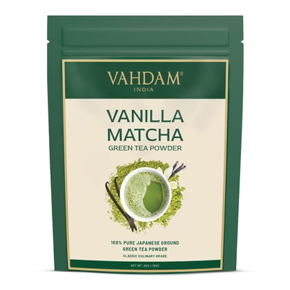 Vanilla Matcha Green Tea Powder 50 g-Vanilla Matcha Green Tea Powder, 50 g - Default Title