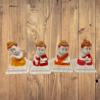 W C Home Décor And Gift Baby Monk Budh Set