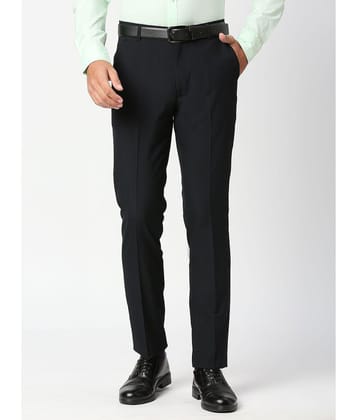 Solemio Navy blue Slim Formal Trouser ( Pack of 1 ) - None