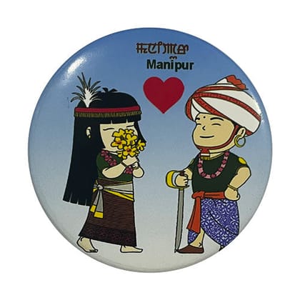 Fridge Magnet - Manipuri Theme-Khamba Thoibi's Love