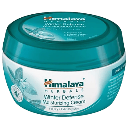 Himalaya Winter Defense Moisturizing Cream - Dry & Extra Dry Skin, Jojoba Oil, Wheatgerm Oil & Almond Oil, 100 Ml