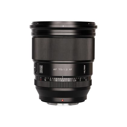 VILTROX PRO Level 75mm F1.2 XF Auto Focus Large Aperture Prime Lens Designed for Fujifilm X-mount Cameras