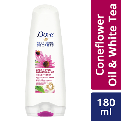 Dove Nourishing Secrets Healthy Ritual For Growing Hair Conditioner - Reduces Hair Breakage, 175 Ml