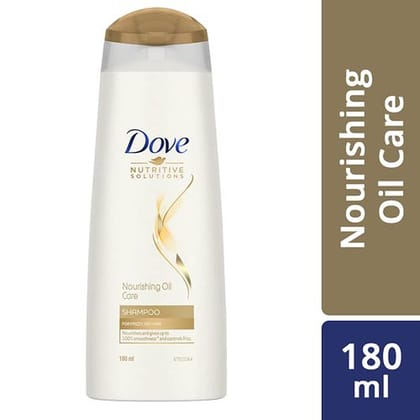 Dove Nutritive Solutions Nourishing Oil Care Shampoo - For Frizzy & Dry Hair, 180 Ml