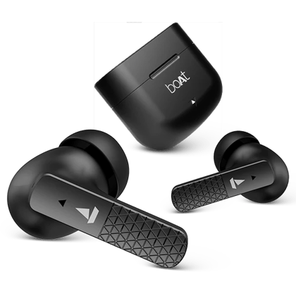 boAt Airdopes 91 | Wireless Earbuds with 45 Hours Playback, BEAST™ Mode, ASAP™ Charge, Dual Mics with ENx™ Technology Active Black